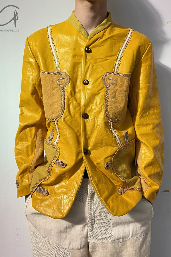 Communs fashion four pocket leather jackets AW22-V210A